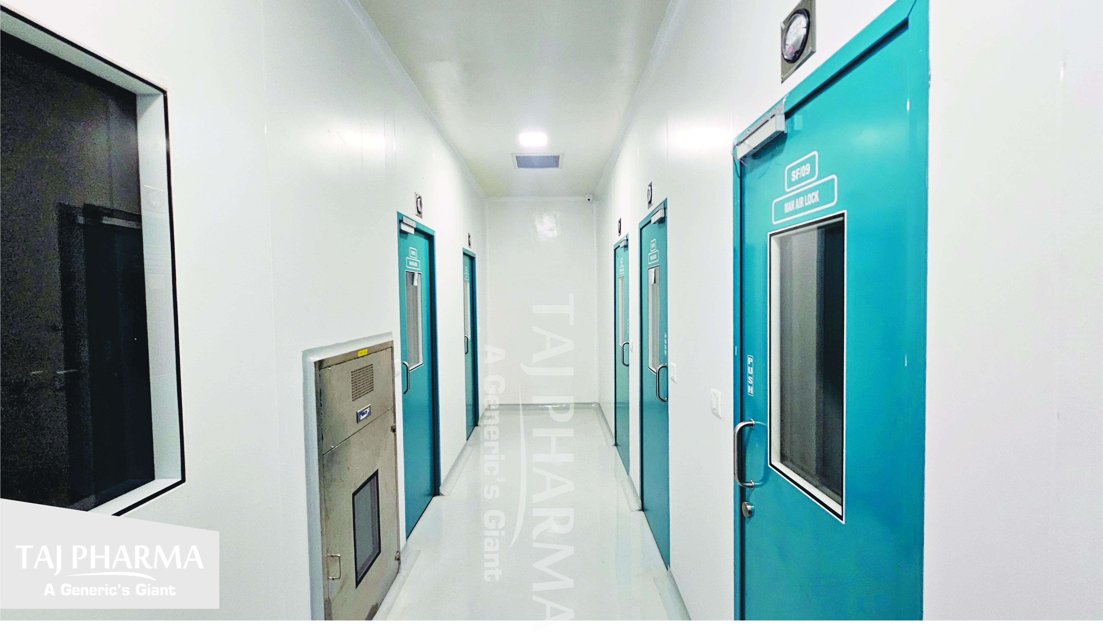 Taj Pharma WHO-GMP Certified Manufacturing Facility - Taj Pharma Manufacturing Plant Cream Ointment Passage